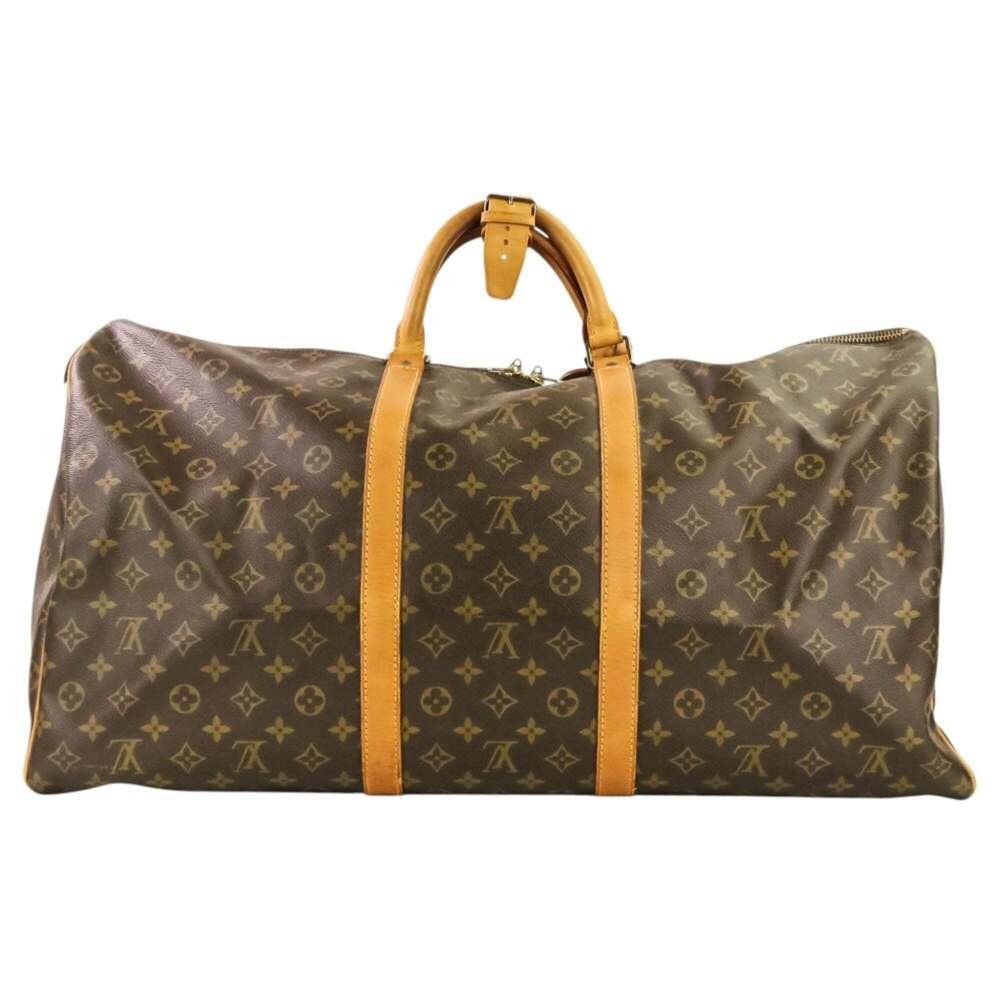 LOUIS VUITTON Brown Monogram Keepall 60 Boston Bag - Picture 2 of 14